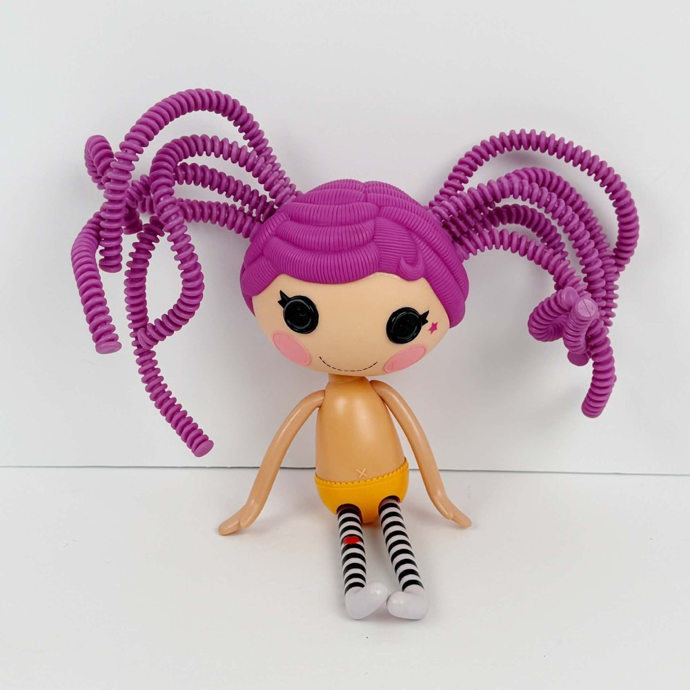 Lalaloopsy Silly Hair Doll Purple Spiral Hair MGA Entertainment 2010 Collectible